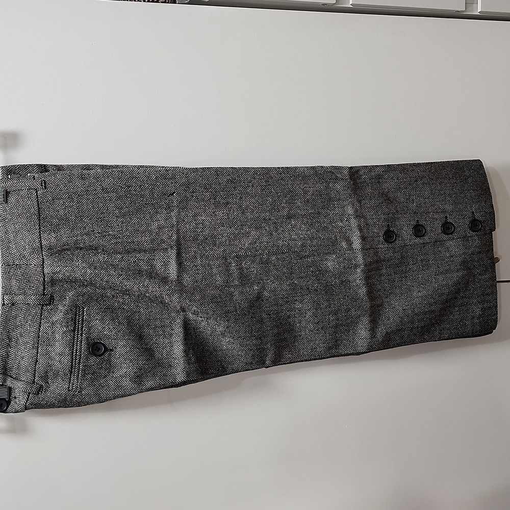 Loft cute gray melange goucho pant